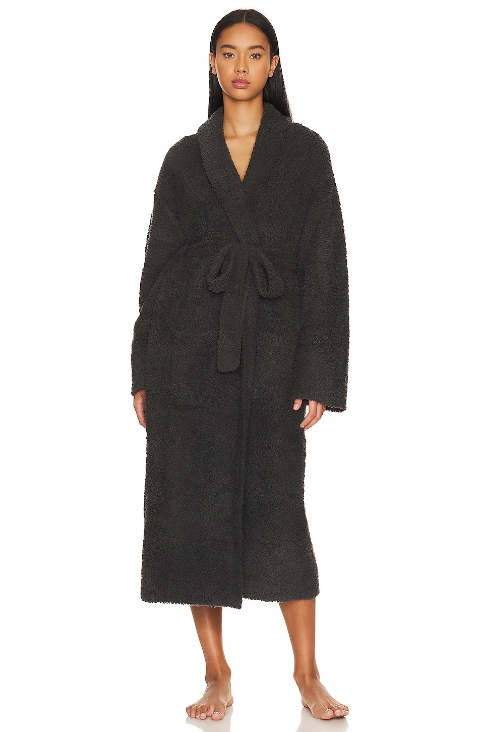PEIGNOIR COZYCHIC SKULL ROBE Carbon & Almond 3 PEIGNOIR COZYCHIC SKULL ROBE Carbon & Almond – Image 3