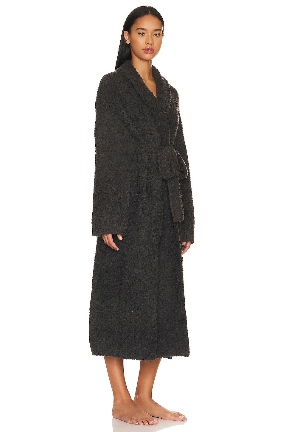 PEIGNOIR COZYCHIC SKULL ROBE Carbon & Almond 4 PEIGNOIR COZYCHIC SKULL ROBE Carbon & Almond – Image 4