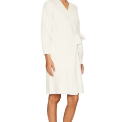 PEIGNOIR COZYCHIC SIDE TIE ROBE Cream -Ravis Mode Soldes Boutique BDRE WI7 V3