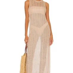 ROBE MI-LONGUE Dark Sand -Ravis Mode Soldes Boutique BLD WD112 V4