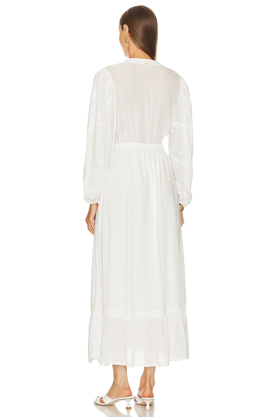ROBE LONGUE CARLOTTA White 3 ROBE LONGUE CARLOTTA White – Image 3