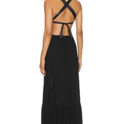 ROBE LONGUE HANNA Black 5 ROBE LONGUE HANNA Black -Ravis Mode Soldes Boutique BOAM WD24 V3