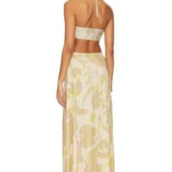 ROBE LONGUE LAZULI Thea Flowers 7 ROBE LONGUE LAZULI Thea Flowers -Ravis Mode Soldes Boutique BOAM WD29 V4