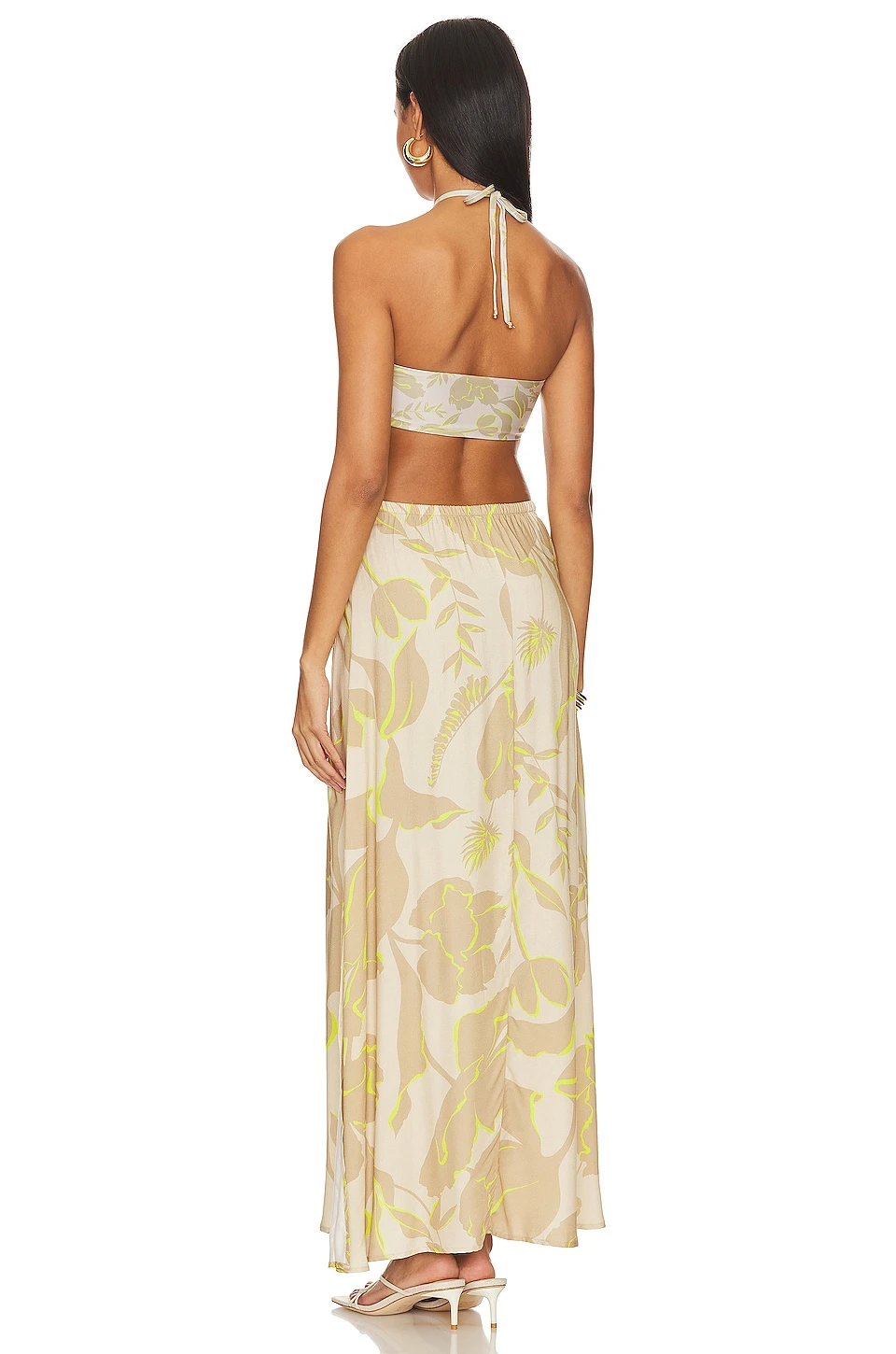 ROBE LONGUE LAZULI Thea Flowers 4 ROBE LONGUE LAZULI Thea Flowers – Image 4