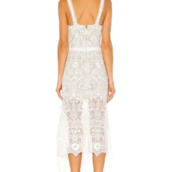 ROBE DENTELLE TIFFANY White -Ravis Mode Soldes Boutique BROR WD129 V3