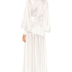 ROBE DE SOIRÉE CARMEN White 5 ROBE DE SOIRÉE CARMEN White -Ravis Mode Soldes Boutique BROR WD209 V3