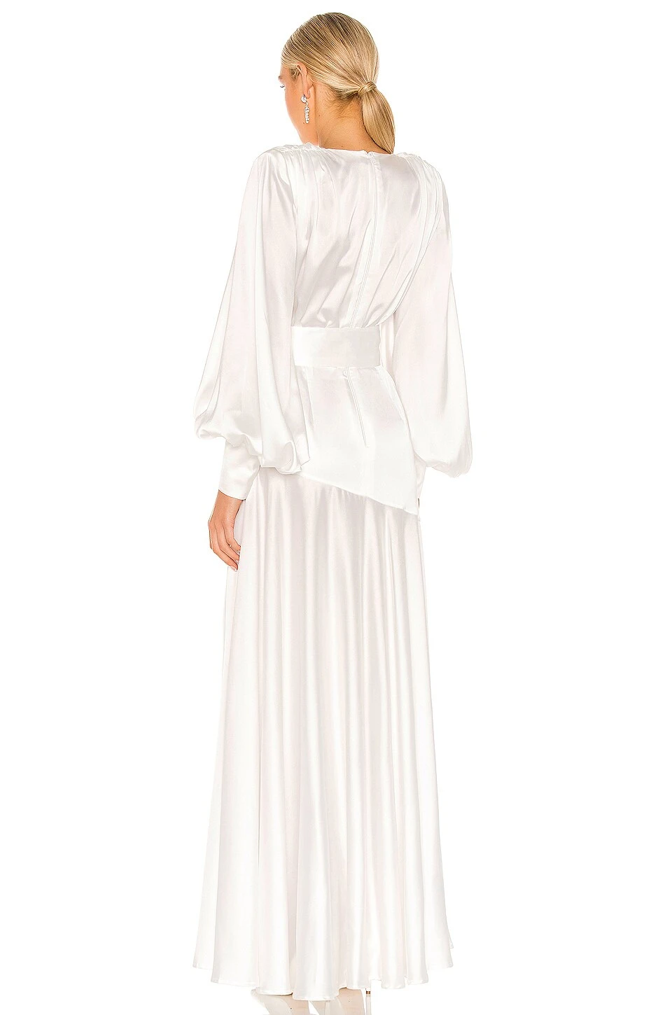 ROBE DE SOIRÉE CARMEN White 3 ROBE DE SOIRÉE CARMEN White – Image 3