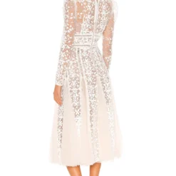 ROBE MEGAN White 6 ROBE MEGAN White -Ravis Mode Soldes Boutique BROR WD210 V3