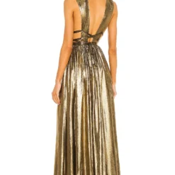 ROBE DE SOIRÉE GODDESS Gold 6 ROBE DE SOIRÉE GODDESS Gold -Ravis Mode Soldes Boutique BROR WD273 V3