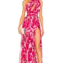 ROBE MAXI CAMILLA Fuchsia