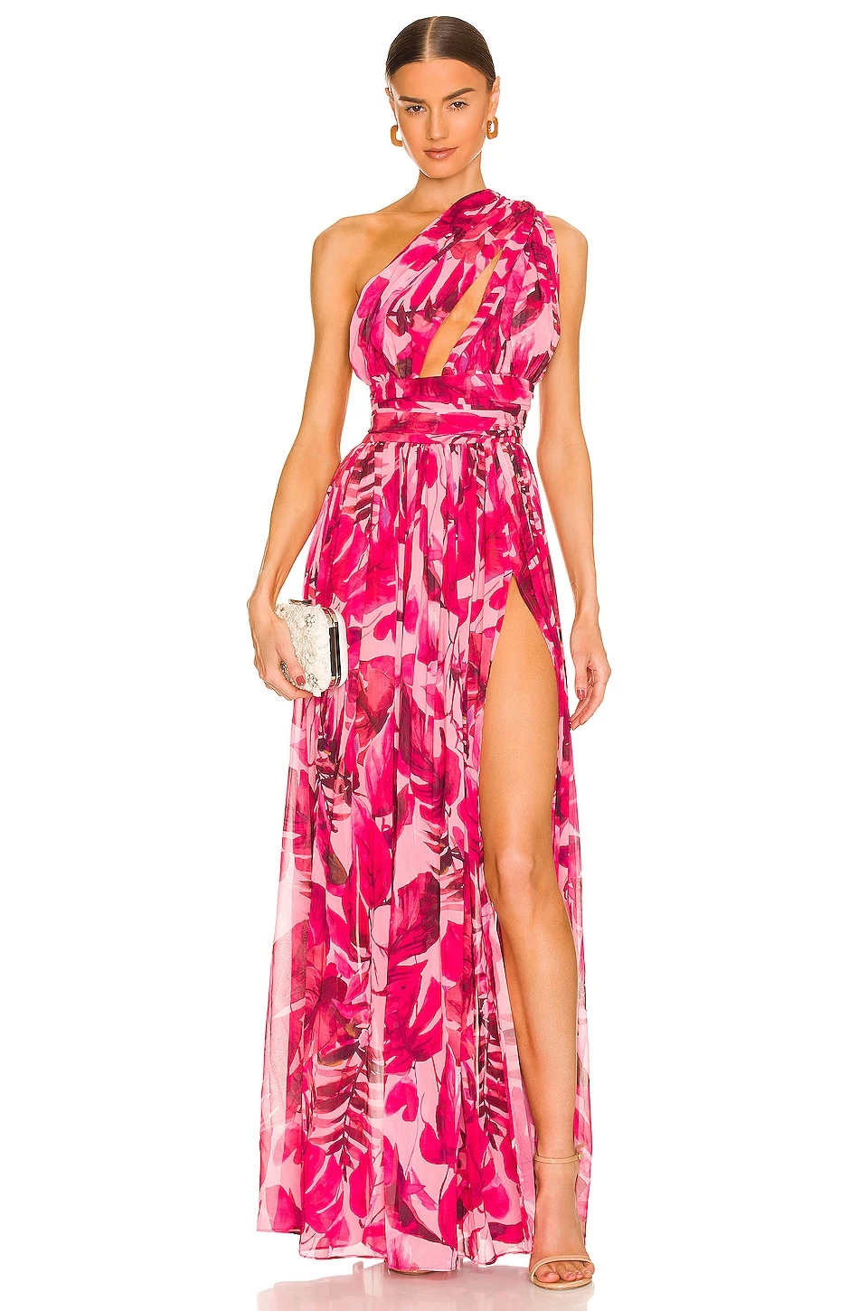 ROBE MAXI CAMILLA Fuchsia 1 ROBE MAXI CAMILLA Fuchsia