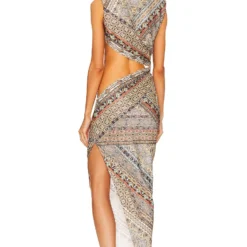 ROBE PAISLEY Multicolor 7 ROBE PAISLEY Multicolor -Ravis Mode Soldes Boutique BROR WD420 V4