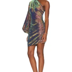 ROBE GALAXY Maroon Multi -Ravis Mode Soldes Boutique BROR WD470 V3