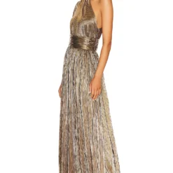 ROBE DE SOIRÉE FLORENCE Gold 8 ROBE DE SOIRÉE FLORENCE Gold -Ravis Mode Soldes Boutique BROR WD472 V3