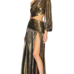 ROBE DE SOIRÉE JAFARI Gold -Ravis Mode Soldes Boutique BROR WD484 V3