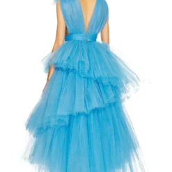 ROBE DE SOIRÉE ANNA Light Blue -Ravis Mode Soldes Boutique BROR WD493 V3