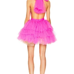 ROBE ANNA Hot Pink 5 ROBE ANNA Hot Pink -Ravis Mode Soldes Boutique BROR WD506 V3