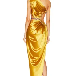 ROBE DE SOIRÉE JAMILIA Gold 7 ROBE DE SOIRÉE JAMILIA Gold -Ravis Mode Soldes Boutique BROR WD509 V4