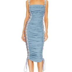 ROBE BRITNEY Blue -Ravis Mode Soldes Boutique BROR WD511 V3