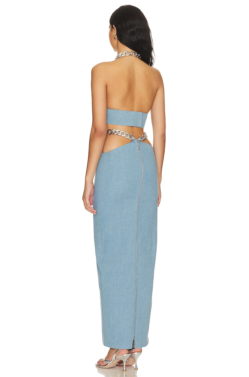 ROBE NAOMI Blue Denim 3 ROBE NAOMI Blue Denim – Image 3