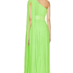 ROBE DE SOIRÉE NIA Green -Ravis Mode Soldes Boutique BROR WD542 V3