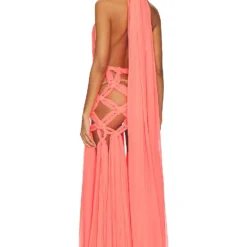 ROBE DE SOIRÉE SOMALIA Pink 5 ROBE DE SOIRÉE SOMALIA Pink -Ravis Mode Soldes Boutique BROR WD544 V3