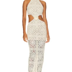 ROBE DE SOIRÉE AMEENA Cream