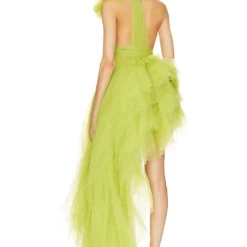 ROBE DE SOIRÉE KAHINA Green 5 ROBE DE SOIRÉE KAHINA Green -Ravis Mode Soldes Boutique BROR WD563 V3