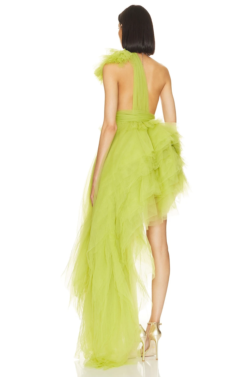 ROBE DE SOIRÉE KAHINA Green 3 ROBE DE SOIRÉE KAHINA Green – Image 3