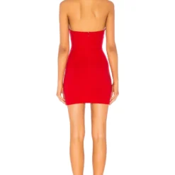 ROBE PRÈS DU CORPS KIMBER Red -Ravis Mode Soldes Boutique BTWR WD470 V3