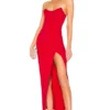 ROBE BUSTIER RYLEIGH Red