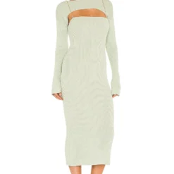 ROBE PRÈS DU CORPS PALOMA Sage 6 ROBE PRÈS DU CORPS PALOMA Sage -Ravis Mode Soldes Boutique BUBR WD1 V3