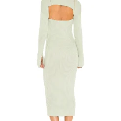 ROBE PRÈS DU CORPS PALOMA Sage 7 ROBE PRÈS DU CORPS PALOMA Sage -Ravis Mode Soldes Boutique BUBR WD1 V4