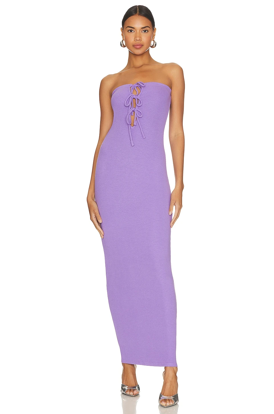 ROBE MAXI VIENNA Purple 1 ROBE MAXI VIENNA Purple