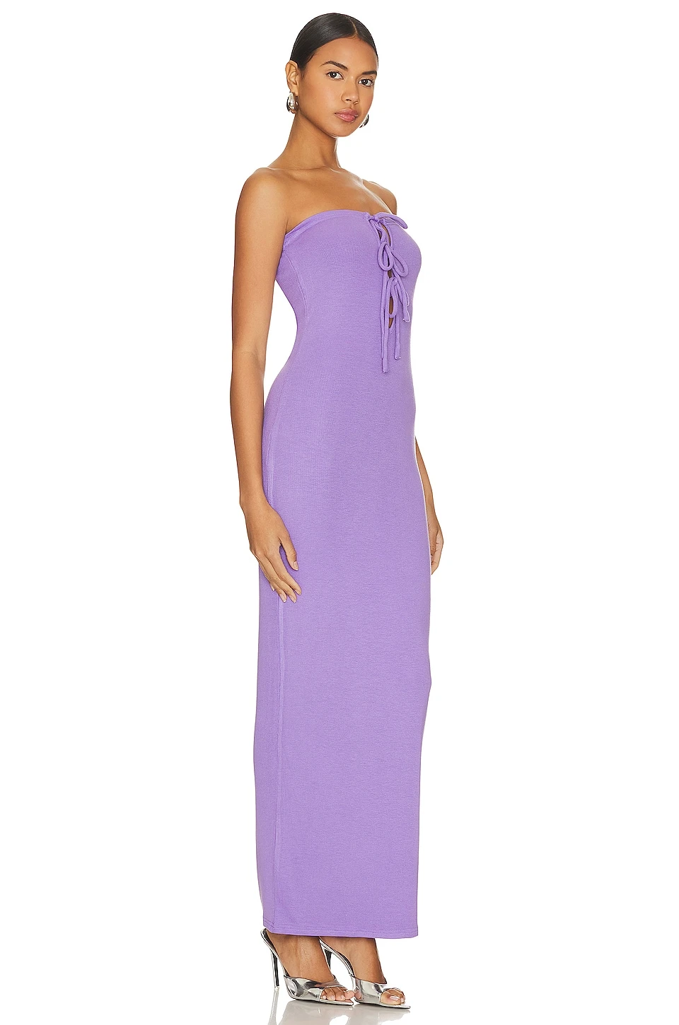 ROBE MAXI VIENNA Purple 2 ROBE MAXI VIENNA Purple – Image 2