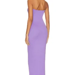 ROBE MAXI VIENNA Purple 5 ROBE MAXI VIENNA Purple -Ravis Mode Soldes Boutique BYDR WD16 V3