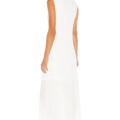 ROBE MIRA White -Ravis Mode Soldes Boutique CAHN WD39 V3