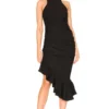 Cinq A Sept ROBE MI-LONGUE WILLA Black
