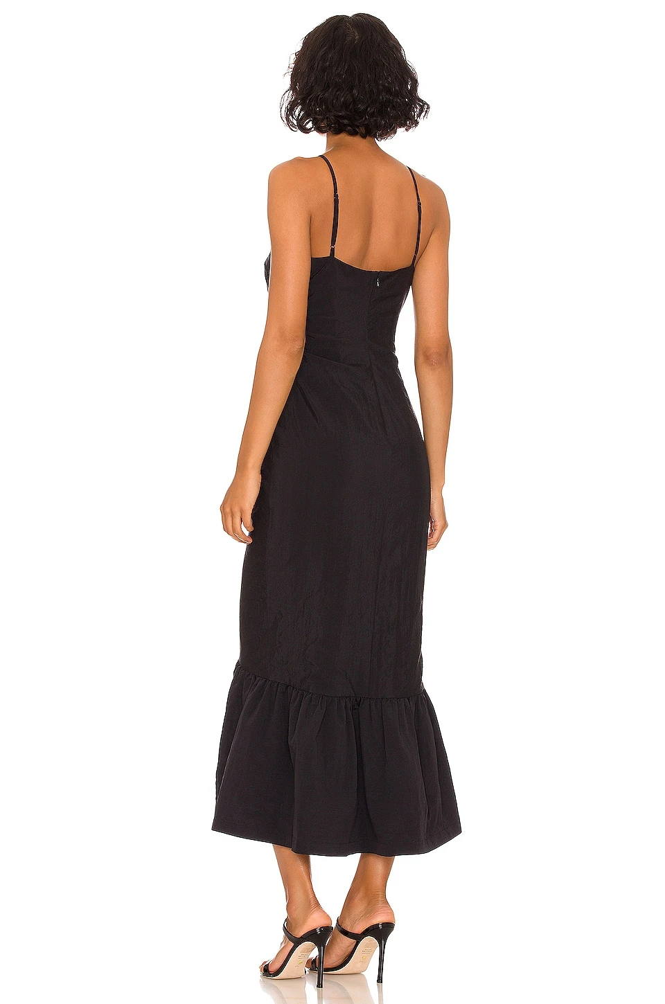 Cinq A Sept ROBE DE SOIRÉE NEENA Black 3 Cinq A Sept ROBE DE SOIRÉE NEENA Black – Image 3