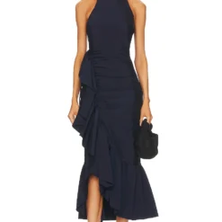 Cinq A Sept ROBE DE SOIRÉE NEENA Black 8 Cinq A Sept ROBE DE SOIRÉE NEENA Black -Ravis Mode Soldes Boutique CINR WD316 V1