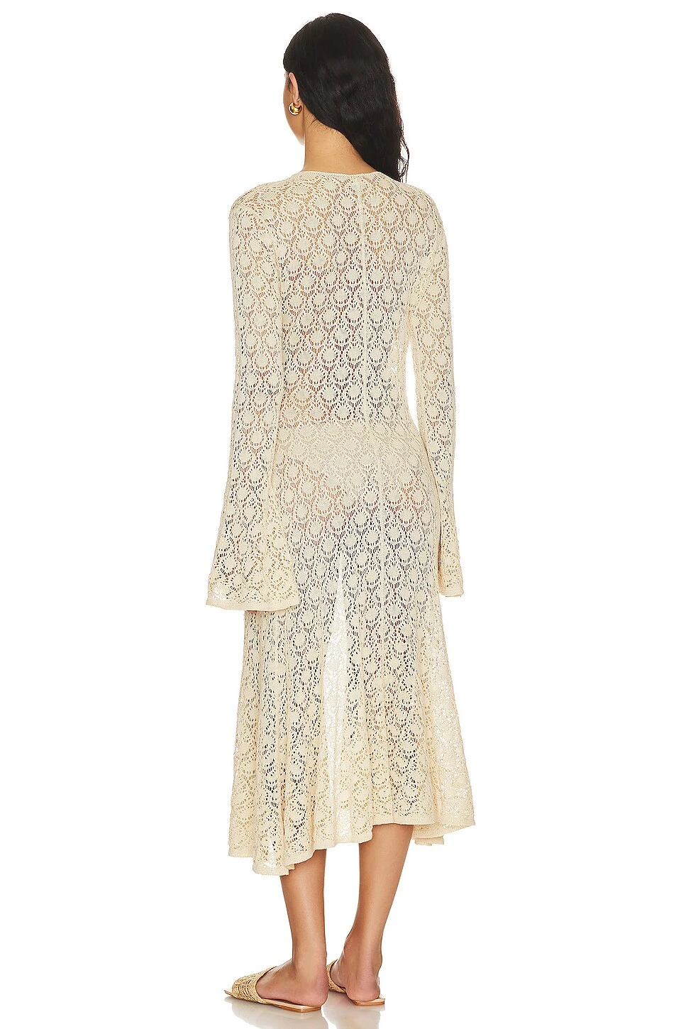 ROBE DE PLAGE AMELIE White 3 ROBE DE PLAGE AMELIE White – Image 3