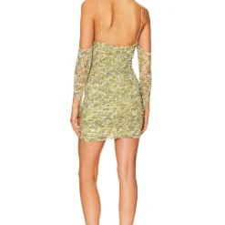 Camila Coelho ROBE COURTE MARIPOSA Yellow Butterfly -Ravis Mode Soldes Boutique COEL WD279 V3