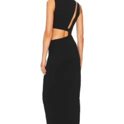 Camila Coelho ROBE MAXI ALEX Black 5 Camila Coelho ROBE MAXI ALEX Black -Ravis Mode Soldes Boutique COEL WD280 V3