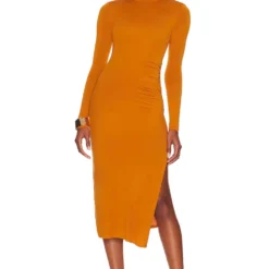 Camila Coelho ROBE MI-LONGUE BENITA Beige 9 Camila Coelho ROBE MI-LONGUE BENITA Beige -Ravis Mode Soldes Boutique COEL WD295 V1