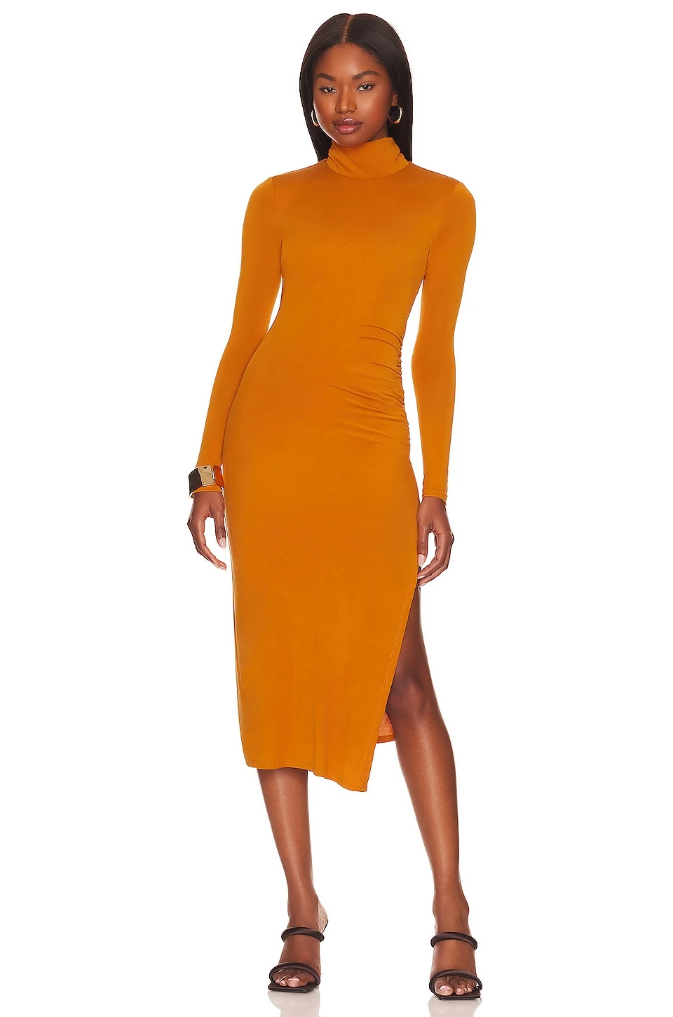 Camila Coelho ROBE MI-LONGUE BENITA Beige 4 Camila Coelho ROBE MI-LONGUE BENITA Beige – Image 4