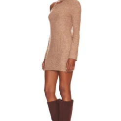 Camila Coelho ROBE EMELIA Beige -Ravis Mode Soldes Boutique COEL WD298 V3