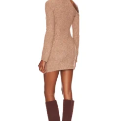 Camila Coelho ROBE EMELIA Beige -Ravis Mode Soldes Boutique COEL WD298 V4