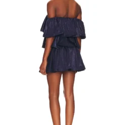 Camila Coelho ROBE DIAZ Sapphire Blue -Ravis Mode Soldes Boutique COEL WD304 V3