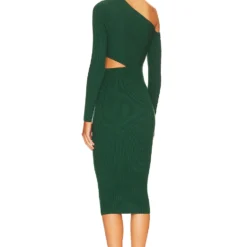 Camila Coelho ROBE NAHLA Forest Green -Ravis Mode Soldes Boutique COEL WD305 V4