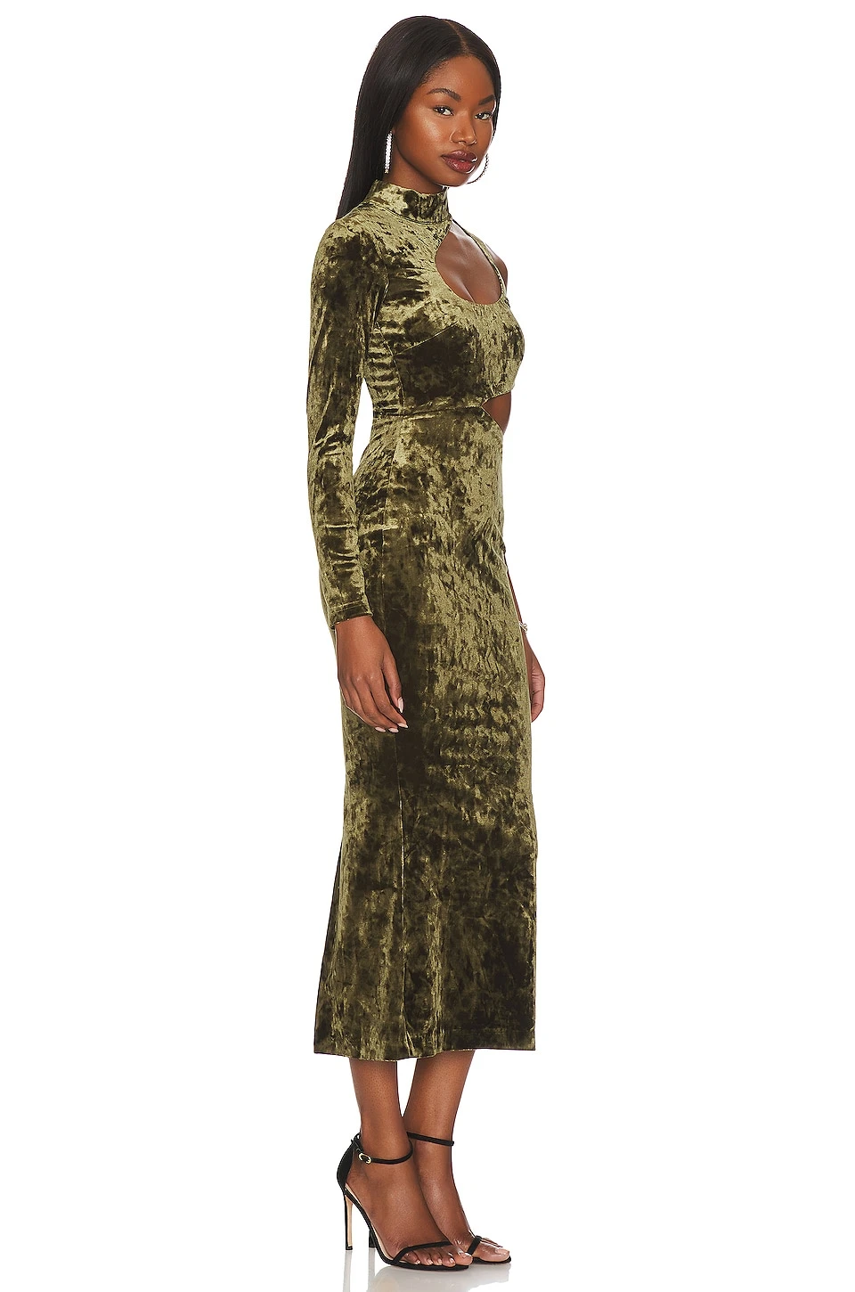 Camila Coelho ROBE ARABELLA Olive Green 2 Camila Coelho ROBE ARABELLA Olive Green – Image 2